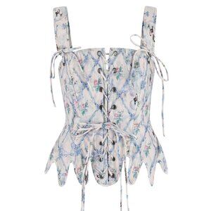 Selkie Swan Trellis Shipwrecked Corset NEW